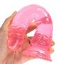 JHKJDF Bright Colors 21cm Realistic Soft-D?ld? Women Massager Mini Lifelike Tools Adult Sexfun Toy Can Be Carried Anywhere (Color : Pink)