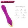 Waterproof Vibrator Dildo for Women with 10 Vibration Modes, EVERFUN Silicone G Spot Vibrator Clitoris Stimulator Adult Sex Toys (Purple)