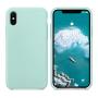 SURPHY Silicone Case for iPhone Xs iPhone X Case, Slim Liquid Silicone Soft Rubber Protective Phone Case Cover (with Soft Microfiber Lining) Compatible with iPhone X iPhone Xs 5.8", Mint Green