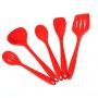 5 Piece Silicone Cook Tools Non-stick Kitchenware DIY Spoon Baking Tools Cooking Spoon Shovel Tool Set Kitchen Helper