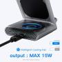 Yootech 15W Fast Wireless Charger with Cooling Fan,15W for LG V30/V35/G8,7.5W Wireless Charging Stand with Adapter Compatible iPhone 11/11 Pro/11 Pro Max/Xs MAX/XR/XS,10W for Galaxy Note10/Note10+/S10
