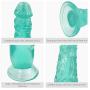 ZSZASZ 7.87 inch Real Feel Skin Wand Massage Female Waterproof Relax Hand Back Leg Toy - Green ZSZASZ