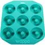 Donut Pan - LARGE Silicone Mold For Baking Full Size Doughnuts And Bagels - Nonstick Doughnut Pan/Bagel Pan Made of BPA-Free Food Grade Silicon - FDA and German LFGB approved (Turquoise)