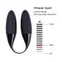 Sekswj 100% High Quality 18 Multi Speeds 12 Modes Black Powerful Silicone Relaxing Toy for Couple Toys (2 AAA Battery) Discreet Package
