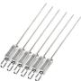 Stainless Steel Oblique Handle Sliding Handle for Grill Accessories (10 Packs)
