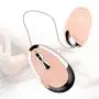 Romi Silicone Eggs 10-frequency Vibrations Wired Remote Control G-spot Vagina and Clitoris Stimulation Female Masturbation or Couples Sex Toys (Pink)