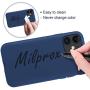MILPROX iPhone 11 Case with Screen Protector, Liquid Silicone Gel Rubber Shockproof Slim Shell with Soft Microfiber Cloth Lining Cushion Cover for iPhone 11 6.1 inch (2019)-Blue Horizon