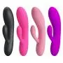 Waterproof Silicone Novelty Rabbit Vibebrator Toys Rechargeable Didos Vibrartor for Women