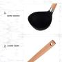 HUShjsd Silicone Kitchenware Set Of Eight, Cooking Shovel Egg Beater Non-stick Kitchen Cooking Spoon Shovel Set，spatulas Silicone Heat Resistant