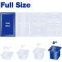 Carlisle 10203B07 StorPlus Full Size Polycarbonate Food Pan, 8" Deep, Clear