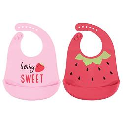 Hudson Baby Unisex Baby Silicone, Waterproof Bibs