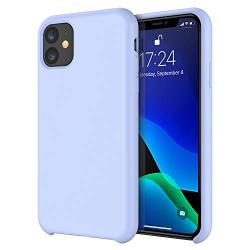 iPhone 11 Case RAXFLY Soft Silicone Protective Case for Apple iPhone 11 Liquid Phone Cases 6.1 inch 2019 Mobile Phone Basic Cover Compatible with iPhone 11 Support Wireless Charging Light Blue