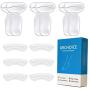 Heel Cushion Inserts, Reusable Soft Shoe Inserts Heel Cushion Pads Self-Adhesive Foot Care Protector Grips Liners Loose Shoes - Heel Pain Relief Bunion Callus Blisters- 6 Pairs( Clear)