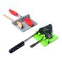 BESTONZON 2PCS Silicone Kitchen Utensil Rest Square Heat Resistant Ladle Fork Mat Spoon Rest Kitchenware Drying Mat (Grey)