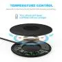 OKV Qi-Certified Wireless Charger 10w Fast Wireless Charging Pad 7.5W for iPhone Qi Devices 10W for Galaxy S9/S8/Note 9 Charger for Qi-Enabled (Black)