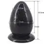 MXJYB Silicone Butt -Pl?g Massage Anales Trainer Kit Back Massage Toys MXJYB (Color : Black)