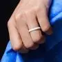 ThunderFit Womens Thin Swivel Rings, 10 Rings / 8 Rings / 4 Rings / 1 Ring - Stackable Silicone Wedding Rings - 2.5mm Wide - 2mm Thick