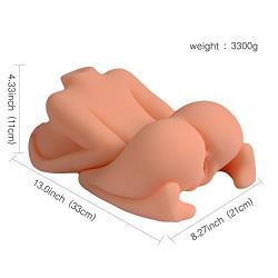 Mens Sexy Toys Inflatable Semi-Solid Silicone Doll Full Size Anime Fe-male Torso See-x Doles for Man SQ-MA20002