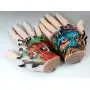 Zombies Soft Silicone Tattoo Practice Hand Fake Skin (Right Hand)