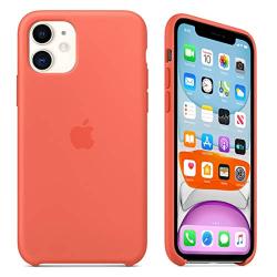 Maycase Compatible for iPhone 11 Case, Liquid Silicone Case Compatible with iPhone 11 (2019) 6.1 inch (Orange)