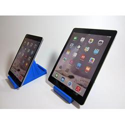 TabletProp - Universal Fit Soft Flexible Tablet, eReader and Smartphone Stand - Top Grade Silicone (Blue)