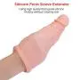Skin 10 INCH Silicone Pe?NIS Sleeve Extender Enlargement Ma~1e Chastity S~e~X T~o~y~s Extension CO~CK Sleeves D~i~C?k Sock Reusable Condoms for Men Toy