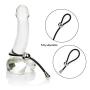 CalExotics EZ Cinch Silicone Lasso Ring ? Enhancer Pleasure Ring Sex Toy - Enhancement Cock Ring - Adult Stimulating Toys for Men and Couples ? Black