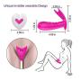 Caobodong0758 Extra Long Satisfaction Wireless Remote Control Venus Butterfly Vibration Invisible Wearing Shell Security Silicone Toy with Harness Tie, Purple caobodong0758