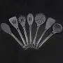 Silicone kitchenware suit shovel spoon set kitchen cooking kitchen tools,Gray