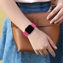 YANCH Compatible with for Apple Watch Band 38mm 42mm 40mm 44mm, Soft Silicone Sport Band Replacement Wrist Strap Compatible with for iWatch Series 4/3/2/1, Nike+,Sport,Edition