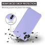 xperg iPhone X Case, iPhone Xs Silicone Case, Slim Liquid Silicone Gel Rubber Shockproof Case Soft Microfiber Cloth Lining Cushion Compatible with Apple iPhone X/XS 5.8" (Clove Purple)