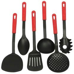 Cooking Tool Sets - 6 Piece Home Sets Cooking Nylon Spatula Spoon Utensils Cookware - Sets Cooking Tool Cooking Tool Sets Kitchen Spatula Silicon Spoon Utensil Home Kitchenware Cook Scoop Nylon