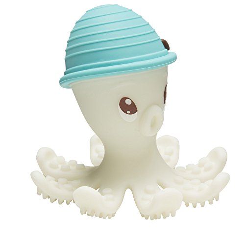 Safety 1st Featuring Mombella Ollie Octopus Teether, Blue, Small