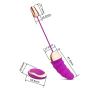 JADEKIOR 10 Frequency Silicone USB Rechargeable Adult Toys for Women-Hot Pink,Super Powerful But Very Quiet Motor