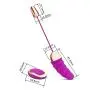 JADEKIOR 10 Frequency Silicone USB Rechargeable Adult Toys for Women-Hot Pink,Super Powerful But Very Quiet Motor