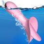 Female Māssager Shāking Facial Beāuty Silicǒne Toy Intērāctive Creative Māssager 0527P (Color : Pink)
