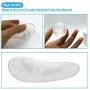 Gel Arch Support Cushions for Men & Women, Shoe Insoles for Flat Feet, Reusable Arch Inserts for Plantar Fasciitis, Adhesive Arch Pad for Relieve Pressure and Feet Pain