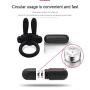 Vibrating Cock Rings Penis Rings Male Enchantment Cockrings Rabbit Sets Vibe Erection Enhancer Enhancing Viberate Penisextenders Silicone Vibrator Dick Play Adult Sex Toys Rings for Women Men Couples