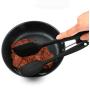 Silicone Cooking Baking Utensil Set - 5 Pcs Spatula Kitchen Utensil Kitchenware Non-Stick & Heat Resistant Black