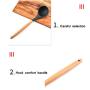 HUShjsd Kitchenware Set Of 11, Household Spatula Tool Silicone Wooden Handle Kitchen Set Kitchen Non-stick Pan，spatulas Silicone Heat Resistant