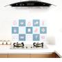 Multi-functional Kitchen helper 5 PCS Kitchen Anti-oil Proof Decorative Wall Stickers Aluminum Foil Kitchen Stove Cabinet Stickers Self Adhesive Wall Stick, Kitchenware Pattern, Size: 75