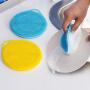 partm Silicone Dish Bow Washing Pads Brush Home Kitchen Cleaning Tool Magic Dishes Multipurpose Non-stick Kitchen Cleaning Tool
