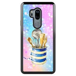 LG G7 ThinQ Case,Flexible Soft TPU Cover Shell,Slim Silicone Black Rubber Non-Slip Durable Design Protective Phone Case for LG G7 ThinQ -Kitchenware