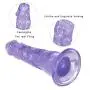 Suction Cup Silicone Large Women to Toys 7.87 Inch - Blue