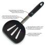 Silicone spatula set Heat resistant Not sticky Kitchenware Stainless steel and silicone For cooking, flipping and pressing