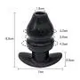 Electro Shock Hollow Butt Plug Anal Speculum Enema Cleaning Anus Electro Stimulation Silicone Adult Sex Toys