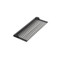 Roll-Up Dish Drying Rack - Over The Sink Dish Drying Rack - Easy to Store/Foldable - Black, Large, 20.5 x 12.6 x 0.3 Inches