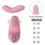 Bfucky USB Electric Toy for Women Quiet Powerful Strong Suction with Silicone 10 Multispeed Wireless Remote Vǐberate Toys Mini Toy for Bfucky