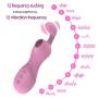 ZCXZY Relax Deep Tissue Massage T-Shirt 12-Frequency Vibration Sucking USB Charging Suction Silicone Female Toy Portable Beginner Stimulator