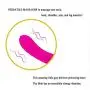 Massage Toy Silicone Waterproof USB Rechargeable Design 30 Mode Hight Speeds Real Body Shaking Experience Massage Toy (Pink)